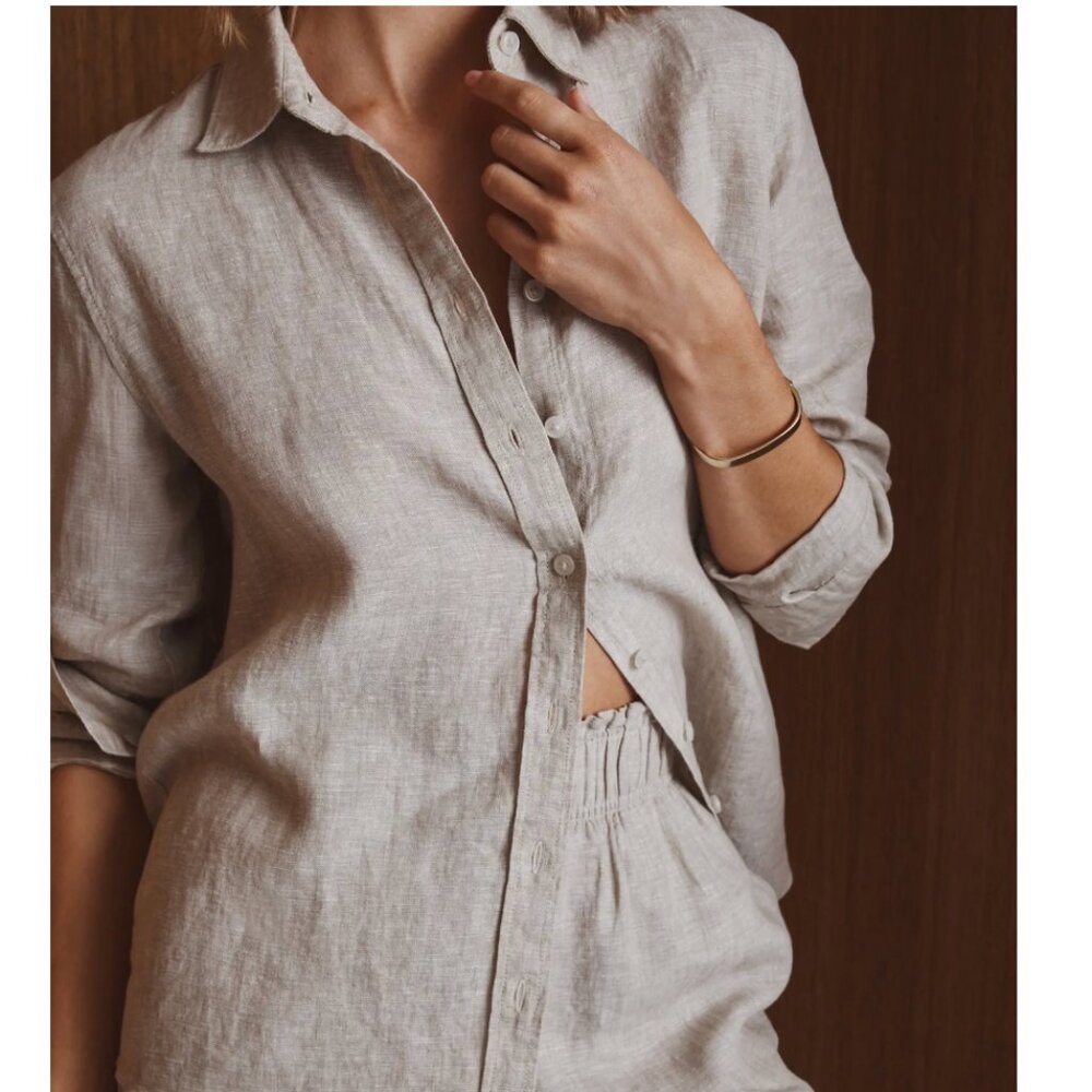 Quince European Linen Blouse